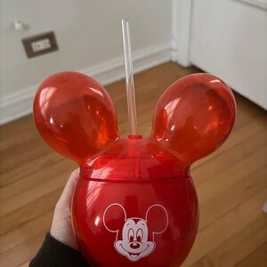 Disney Mickey Mouse Red Sipper Cup